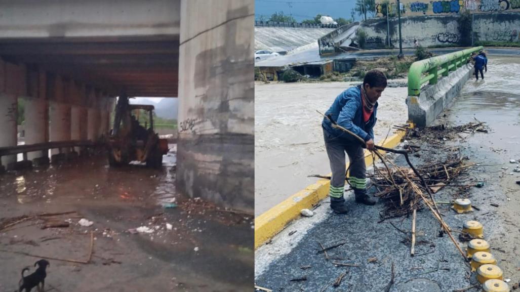 García, Nuevo León: Liberan vialidad en retornos hacia Paraje San José