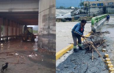 García, Nuevo León: Liberan vialidad en retornos hacia Paraje San José