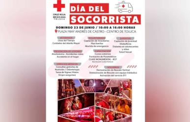 Celebración del Día Internacional del Socorrista en Toluca