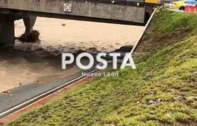 Sigue cerrado carril exprés en Constitución tras el paso de Alberto