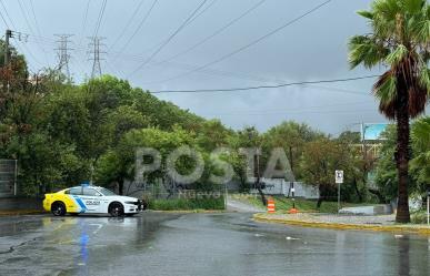 Estás son las vialidades que están cerradas tras lluvias en Monterrey