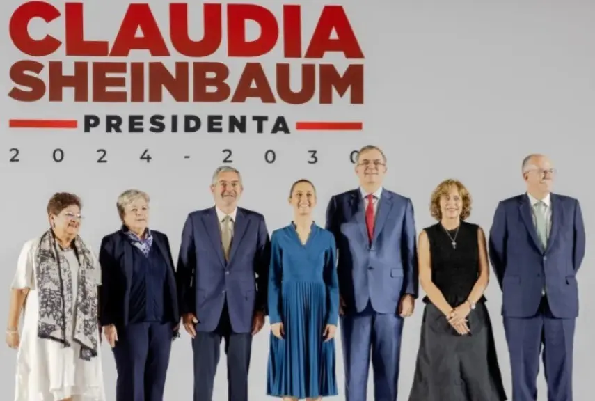 Presenta Claudia Sheinbaum parte de su gabinete