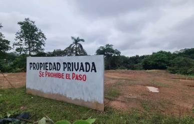 Investigan invasión de terrenos en Laguna de las Ilusiones, Villahermosa