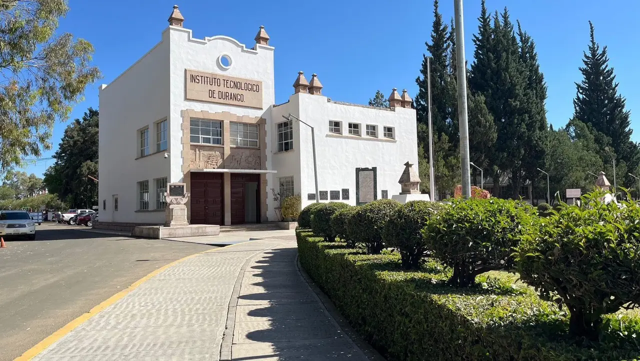 Fachada principal del Instituto Tecnológico de Durango. Foto: Cortesía.