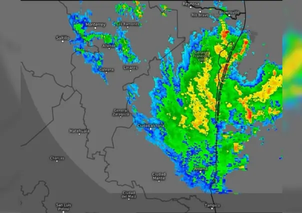 Disturbio tropical en el Golfo generará lluvias fuertes e intensas en Tamaulipas