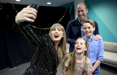 ¿Selfie real? Príncipe William y sus hijos disfrutan concierto de Taylor Swift