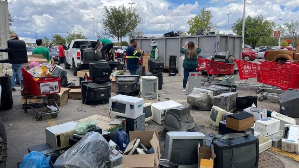 Más de 25 toneladas de basura electrónica en el “Reciclatón”