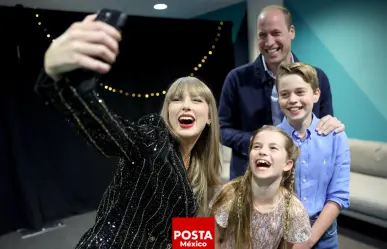 Taylor Swift posa con el Príncipe William y sus hijos tras concierto en Londres