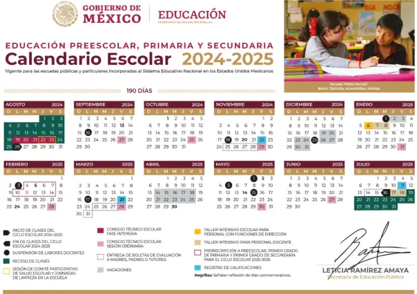 SEP anuncia calendario escolar 2024-2025: todo lo que necesitas saber