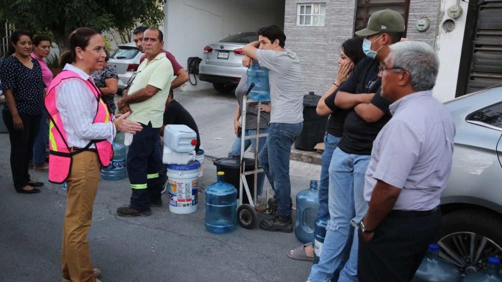 Cristina Díaz, lidera Operativo Colibrí para llevar agua potable casa por casa