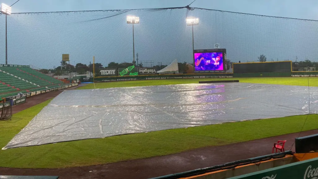 Por las lluvias, cancelan series de béisbol en la Península de Yucatán