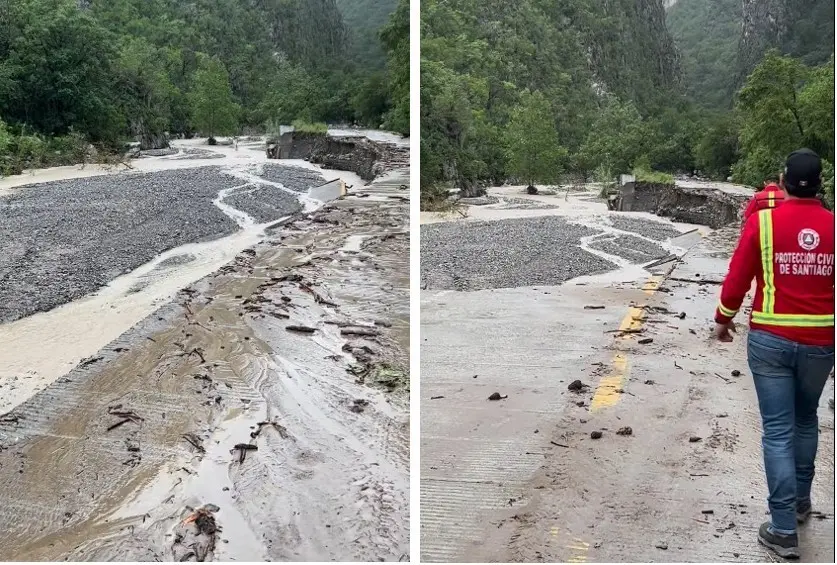 Queda destruido camino a Laguna de Sánchez