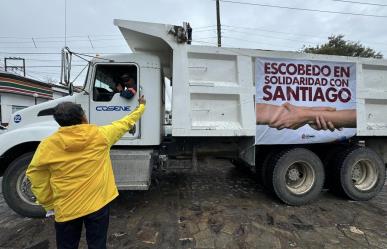 Andrés Mijes muestra su solidaridad con Santiago y envía ayuda