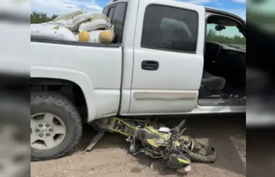 Muere en Mapimí al chocar en su motocicleta contra una camioneta