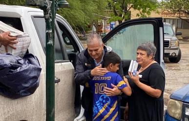 Atienden brigadas de Salud a la población afectada por las lluvias