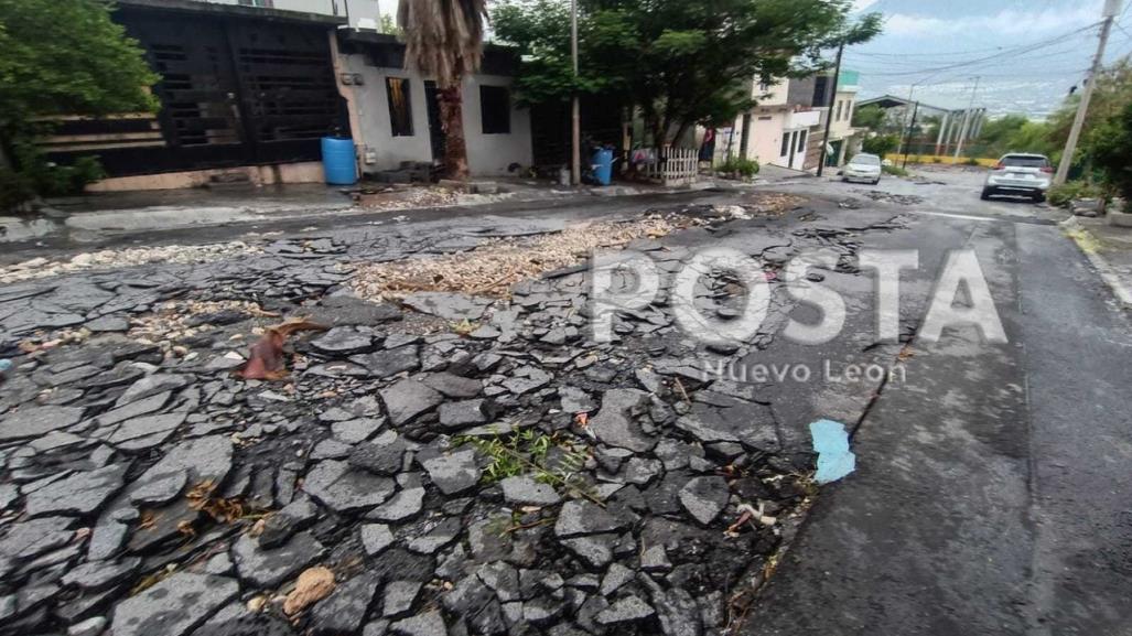 Impacto de la tormenta Alberto en las calles de Santa Catarina (VIDEO)