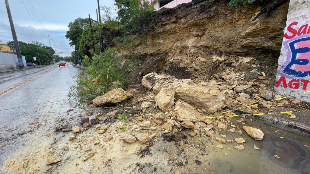 Deslave de cerro en Tampico genera temor entre ciudadanía