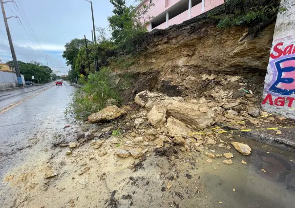 Deslave de cerro en Tampico genera temor entre ciudadanía