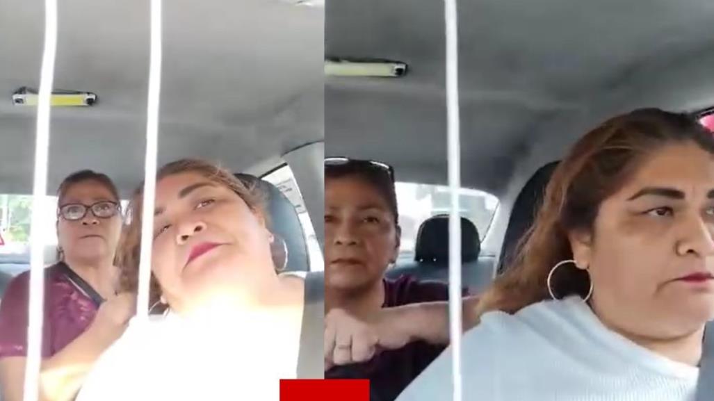 Se viraliza video de mujer atacando a conductora en taxi en Villahermosa