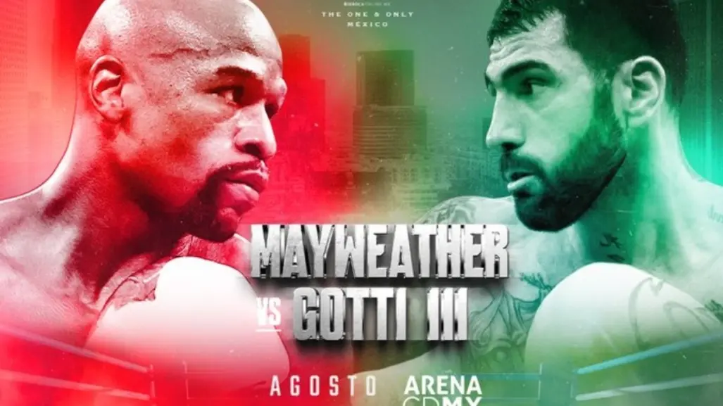 Floyd Mayweather llega a la Arena CDMX para pelea de exhibición contra Gotti lll