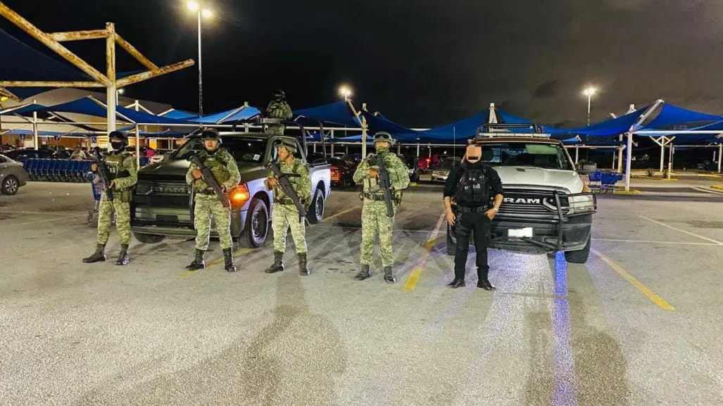 Guardia Estatal refuerza seguridad en Tampico en coordinación con SEDENA