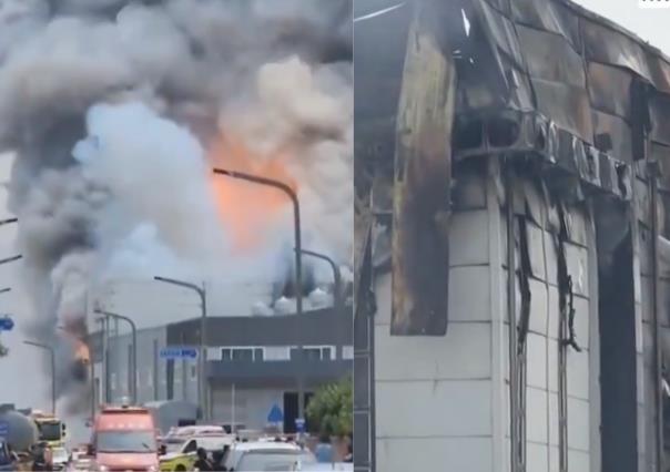 Incendio en fabrica de baterías de litio en Corea del Sur deja 20 muertos