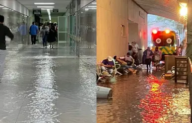 ¡Fuertes lluvias en Mérida causan inundaciones en hospital T1!