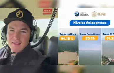 Samuel García Sepúlveda supervisa niveles de agua en presas (VIDEO)