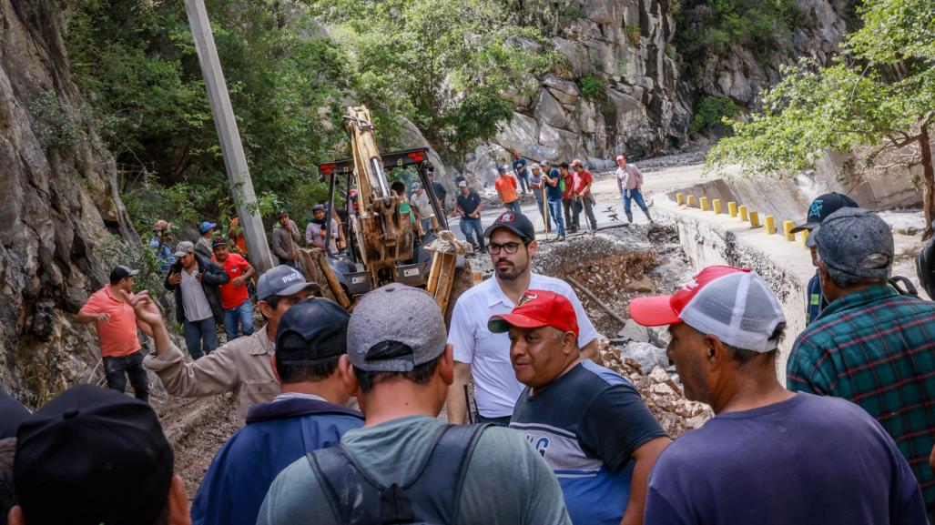 Continúa cerrado acceso a la sierra de Santiago por trabajos de reconexión