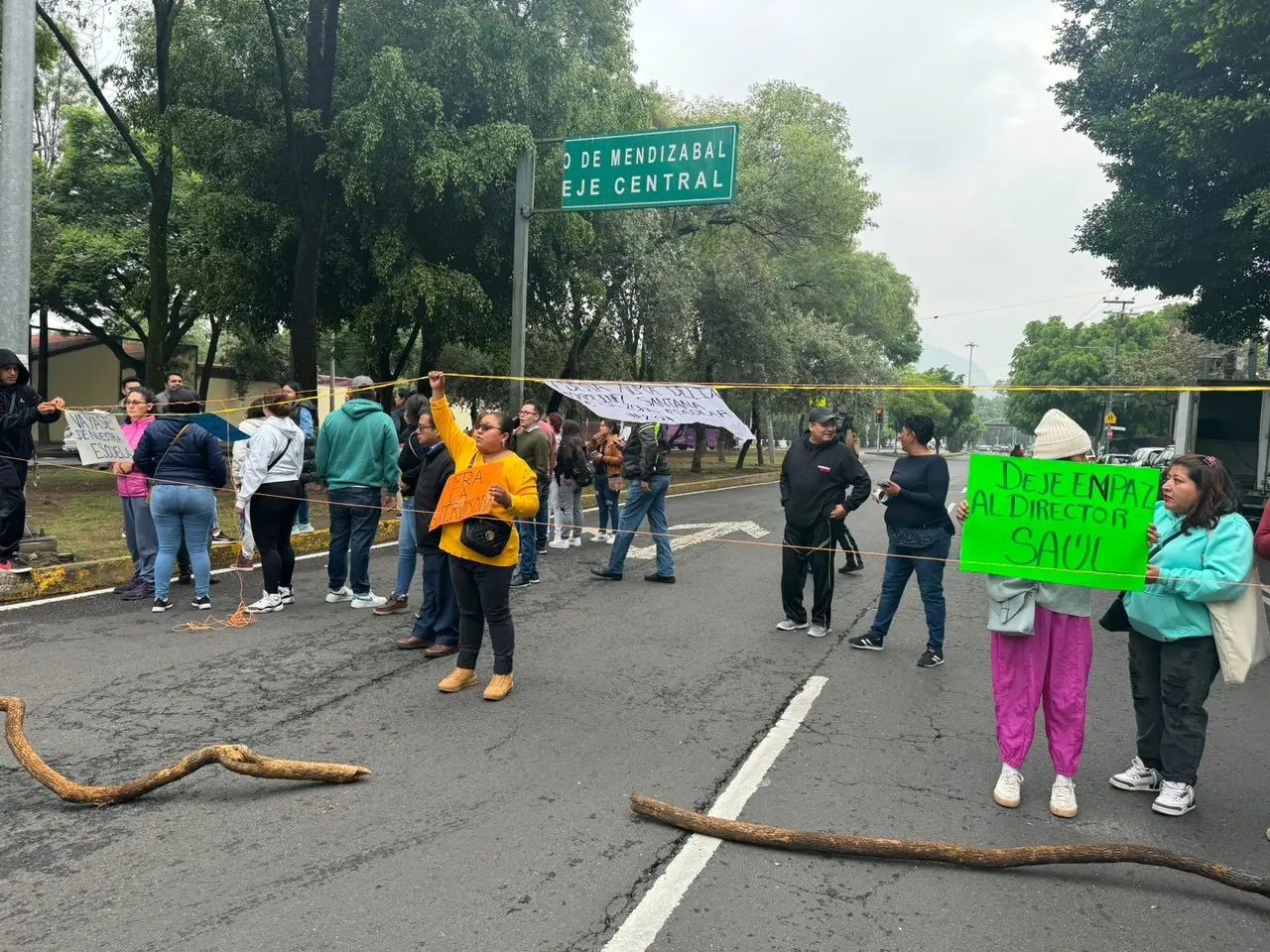 Protesta de padres de familia. Foto: Ramón Ramírez