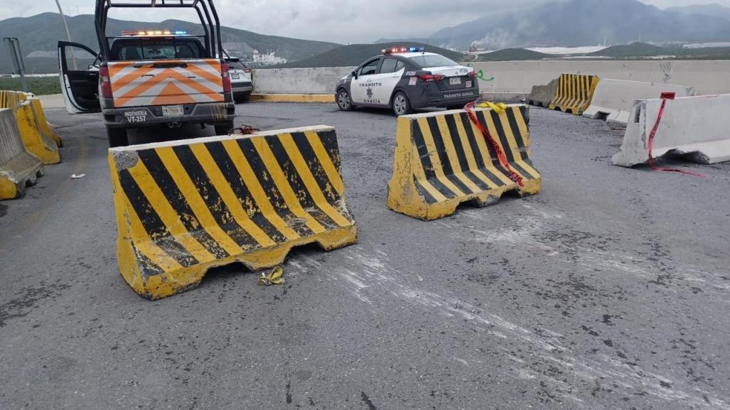 Estos son los cierres viales en García por daños de Alberto