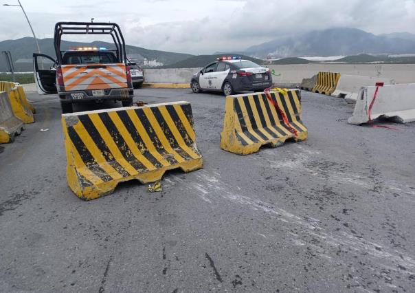 Estos son los cierres viales en García por daños de Alberto