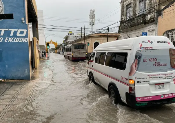 ¡Atención conductores!: ¿Qué calles debes evitar en Mérida por las inundaciones?