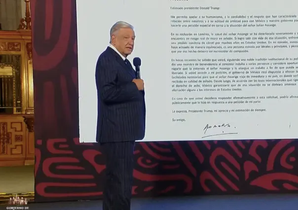 AMLO festeja liberación de Julian Assange: Era como tener en prisión la libertad