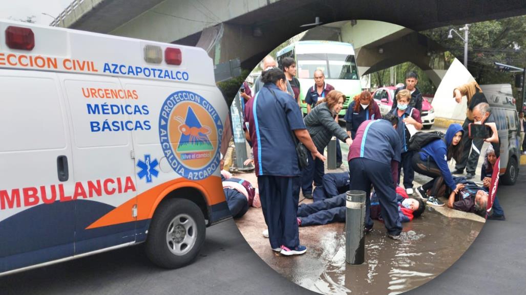 Trabajadores de limpieza del IPN fueron atropellados en protesta