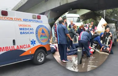 Trabajadores de limpieza del IPN fueron atropellados en protesta