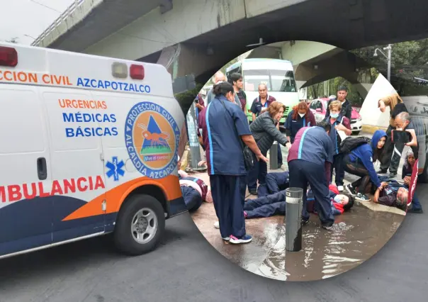 Trabajadores de limpieza del IPN fueron atropellados en protesta