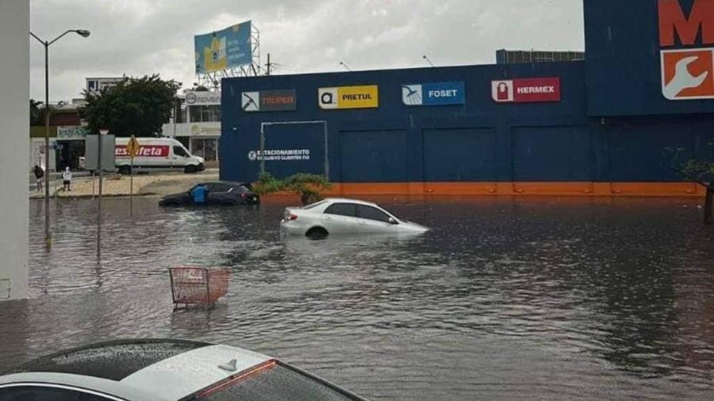 Colonias de Mérida, Yucatán, totalmente inundadas por las lluvias