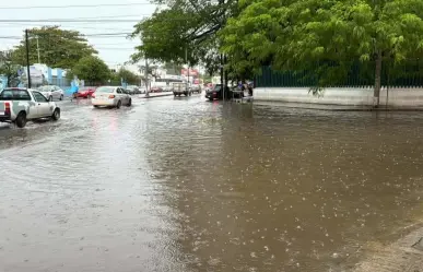 HIstórica lluvia del lunes 24 de junio en Mérida