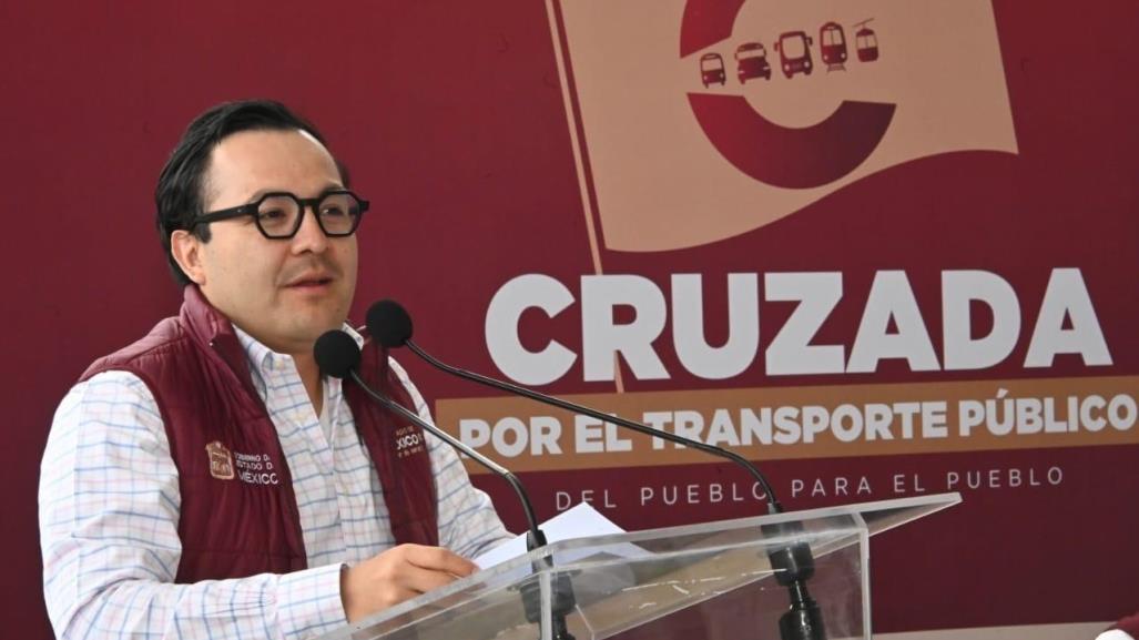 Edomex: Anuncian Cruzada por el Transporte Público para mejorar servicio