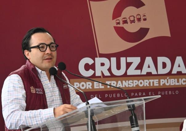 Edomex: Anuncian Cruzada por el Transporte Público para mejorar servicio