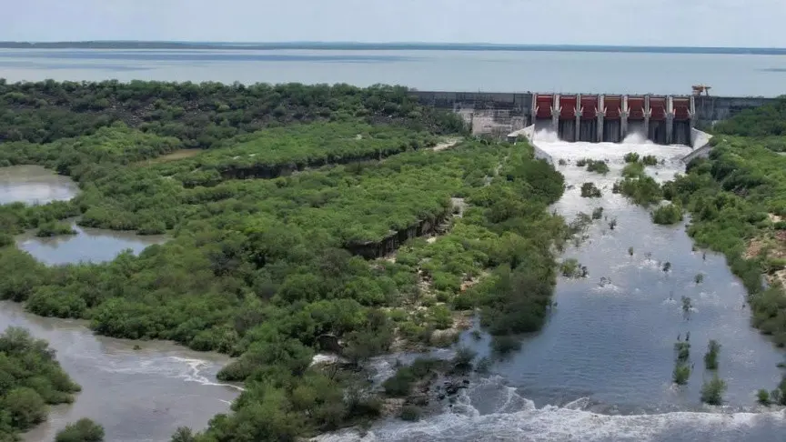 Inició el trasvase de agua de Nuevo León a Tamaulipas