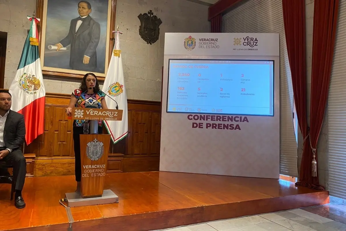 Guadalupe Osorno Maldonado en conferencia de prensa Foto: Rosalinda Morales