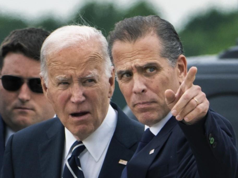 Hunter Biden en una de sus visitas a la Casa Blanca con su padre el presidente Joe Biden. Foto: ABC