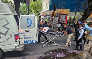 Mujer es apuñalada por persona en situación de calle, en Insurgentes