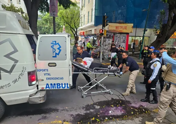 Mujer es apuñalada por persona en situación de calle, en Insurgentes