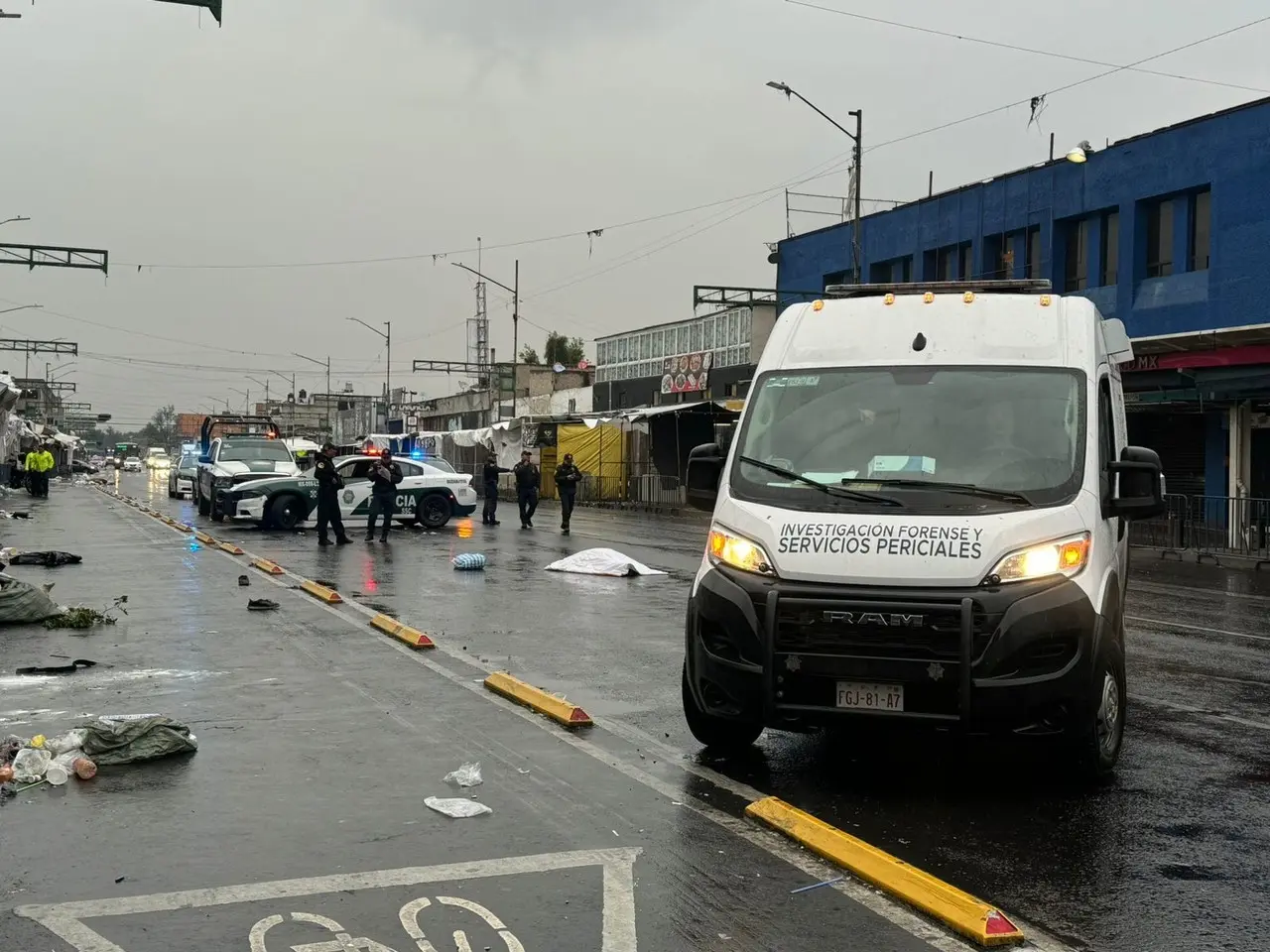 Hombre muere atropellado. Foto: Ramón Ramírez