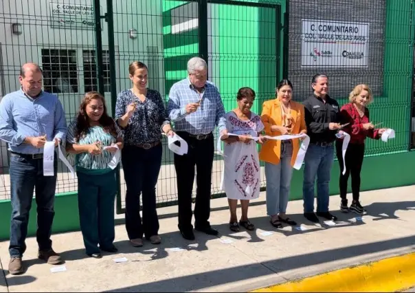 Inaugura Chema Fraustro Centro Comunitario en Valle de las Aves en Saltillo