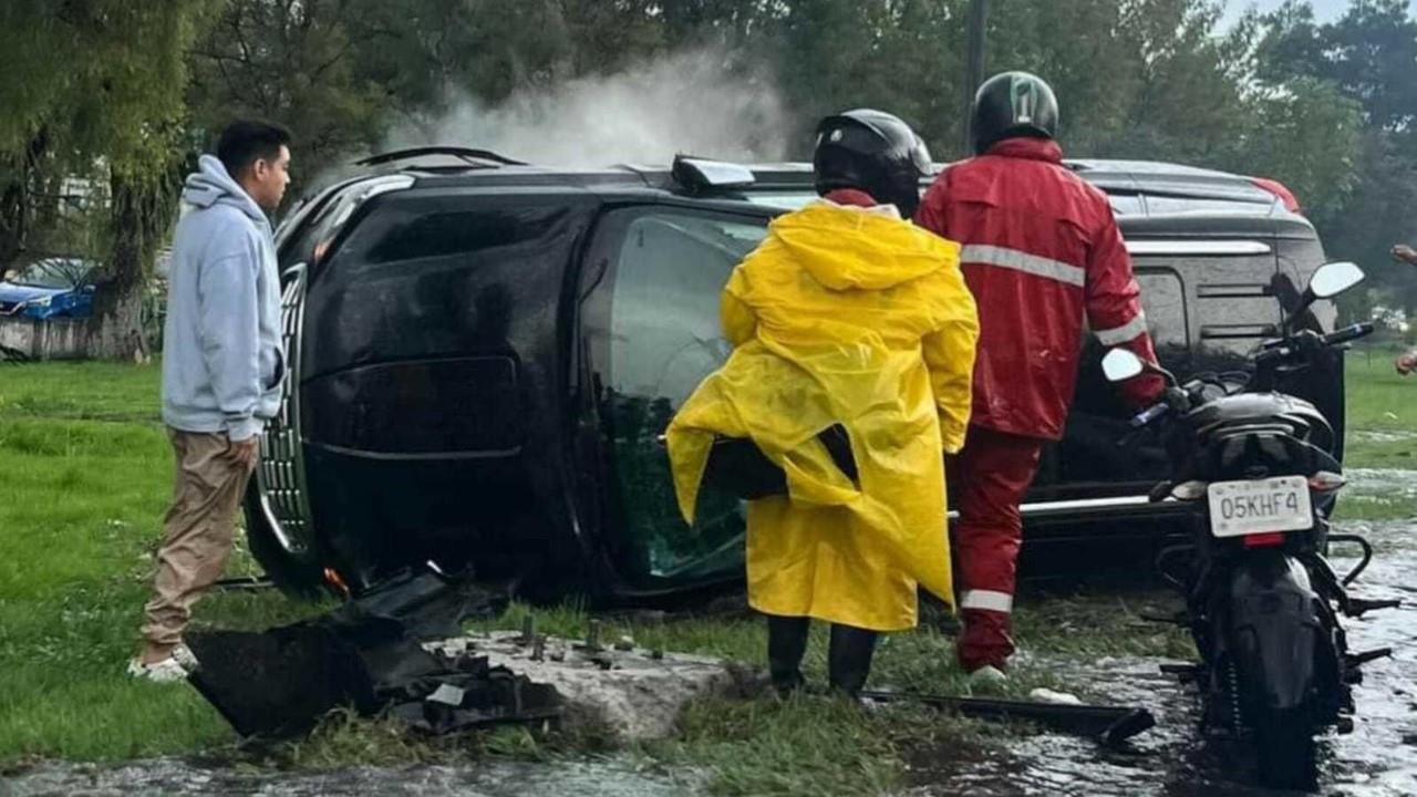 Bajo el agua Valle Toluca; Paseo Tollocan de las vías más afectadas (VIDEO)