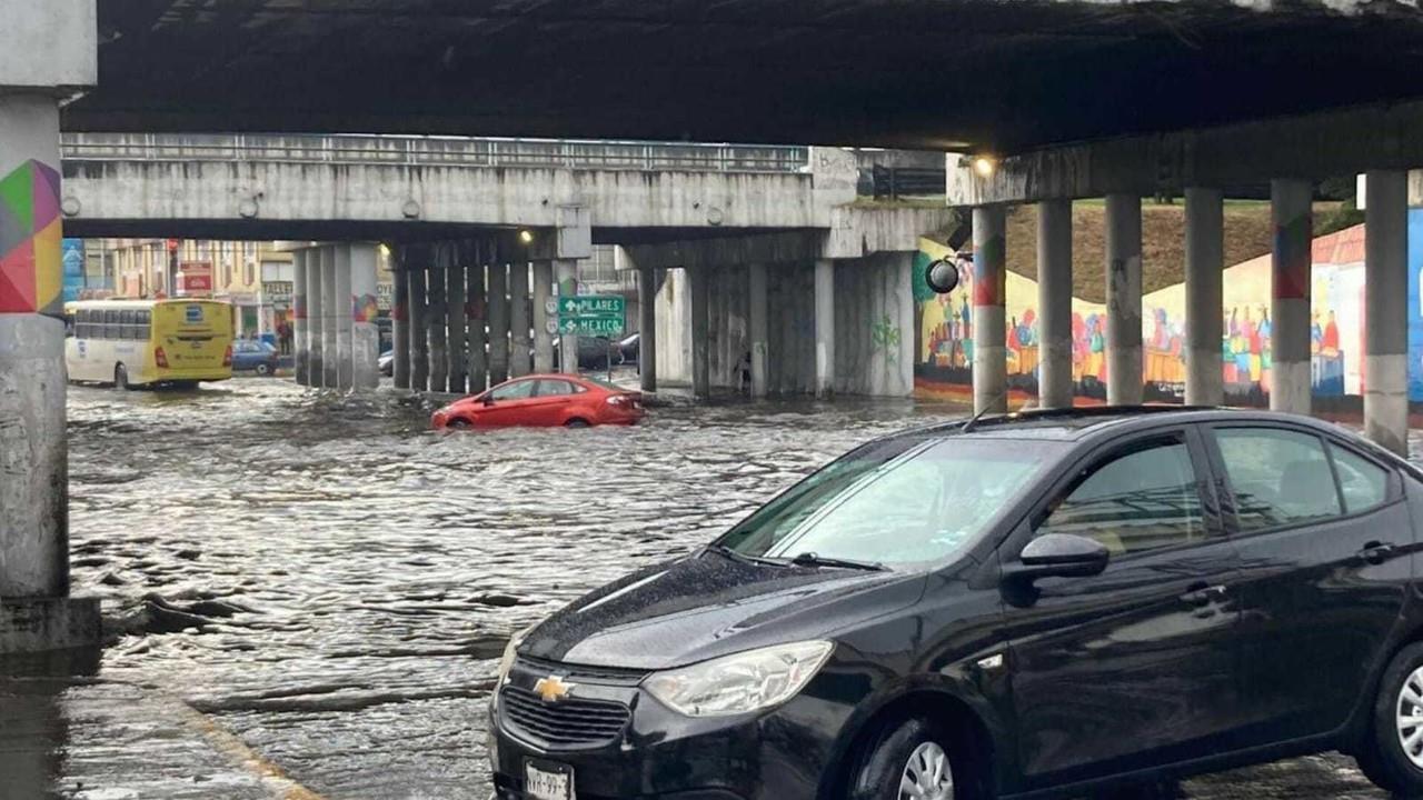 Bajo el agua Valle Toluca; Paseo Tollocan de las vías más afectadas (VIDEO)